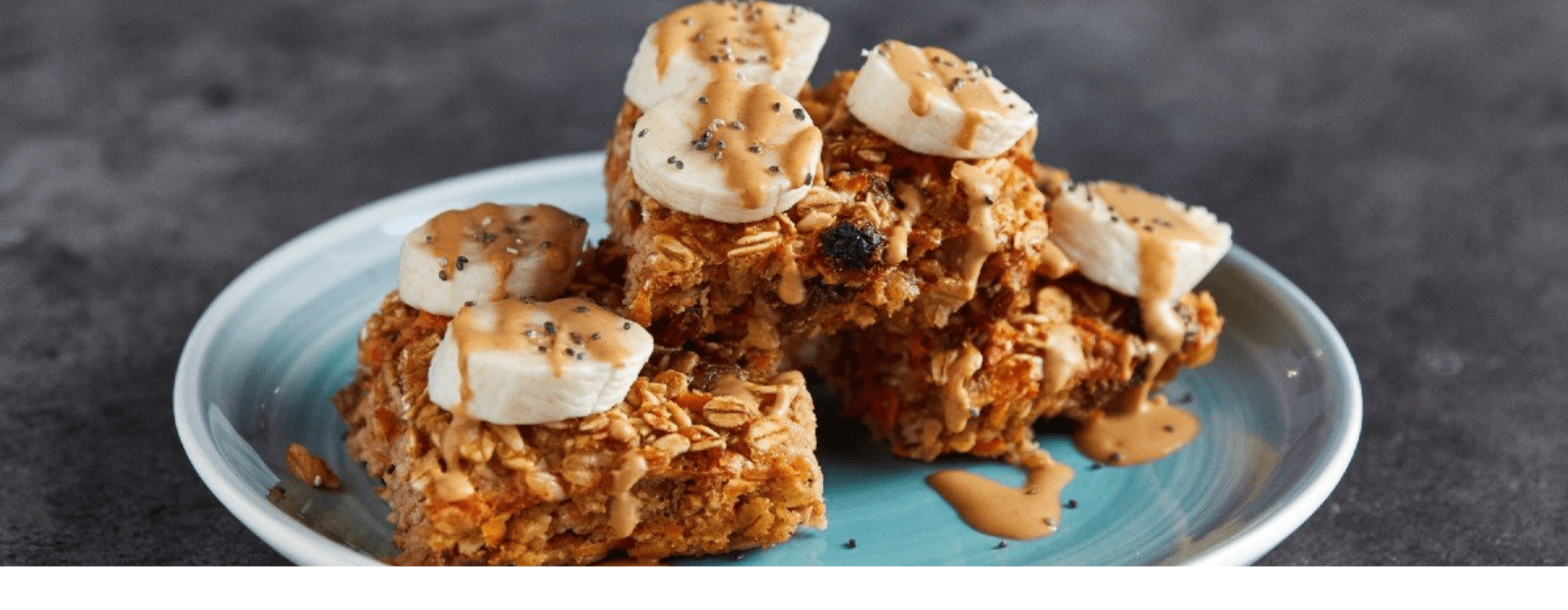 Carrot Cake Baked Oat Squares | Make-Ahead Breakfast