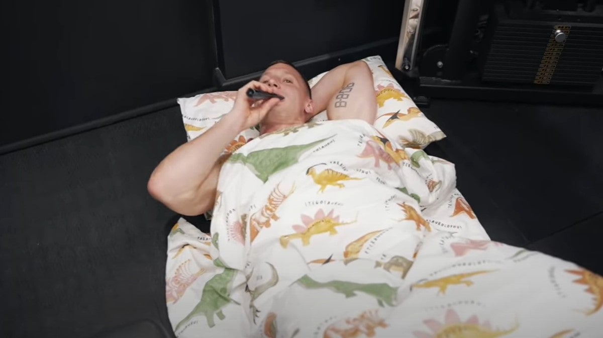 Locked In The Gym For 24 Hours With Matt Morsia