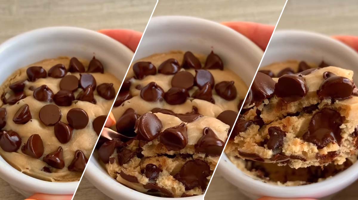 High-Protein Vegan Cookie Mug Cake