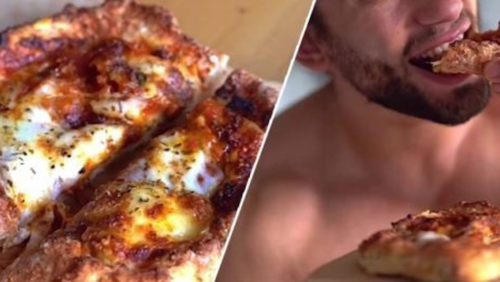 High-Protein Stuffed Crust Airfryer Pizza