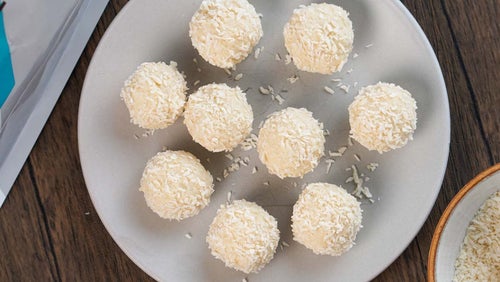 No-Bake White Chocolate Truffle Bites