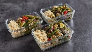 Easy Pesto Chicken & Veg Meal Prep