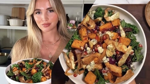 Autumn Salad With Butternut Squash & Kale
