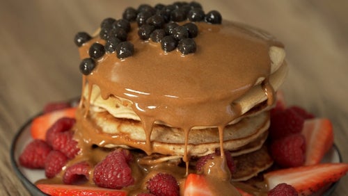 Fluffy Bubble Tea Protein Pancakes | Try A Taste Of Taiwan