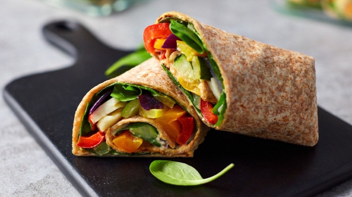 Fajitas Halloumi asadas | Comidas saludables para llevar