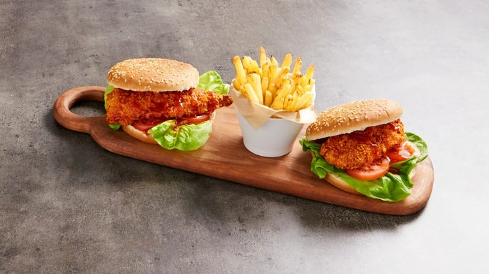 hamburguesa de pollo