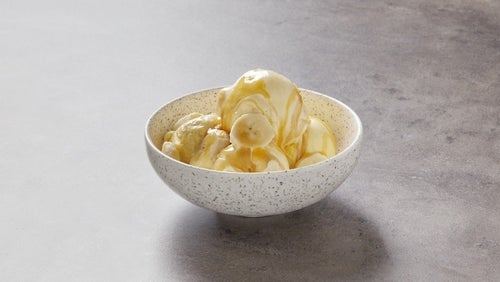 Helado de plátano cremoso con 2 ingredientes