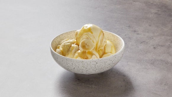 Helado de plátano cremoso con 2 ingredientes
