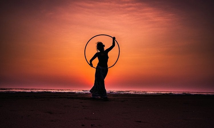 ejercicios con Hula Hoop