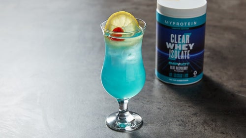 2 recetas con Clear Whey Protein sabor Frambuesa Azul