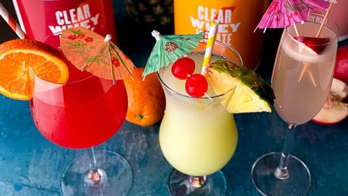 Mocktails de Clear Whey Isolate: cócteles sin alcohol altos en proteína