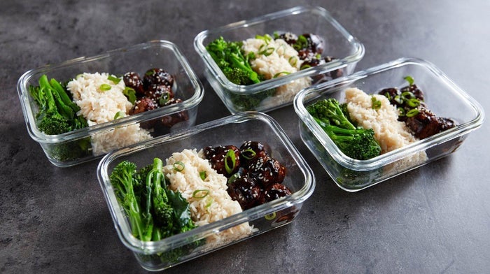 albóndigas de pavo teriyaki