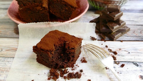 Receta de brownie proteico saludable
