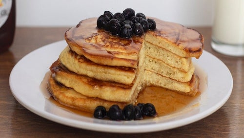 Receta de tortitas con crema de arroz