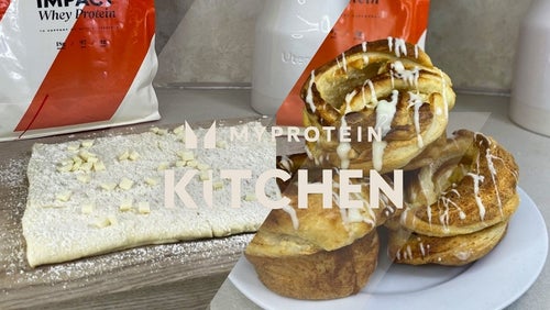 Cruffins proteicos White Gold