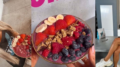 Ciotola di Acai ad alto contenuto proteico
