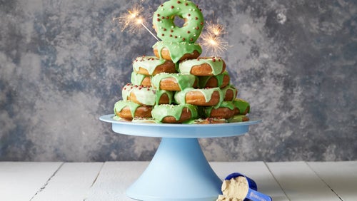 Ricetta di Natale | L'albero di Ciambelle Proteiche 🎄 |