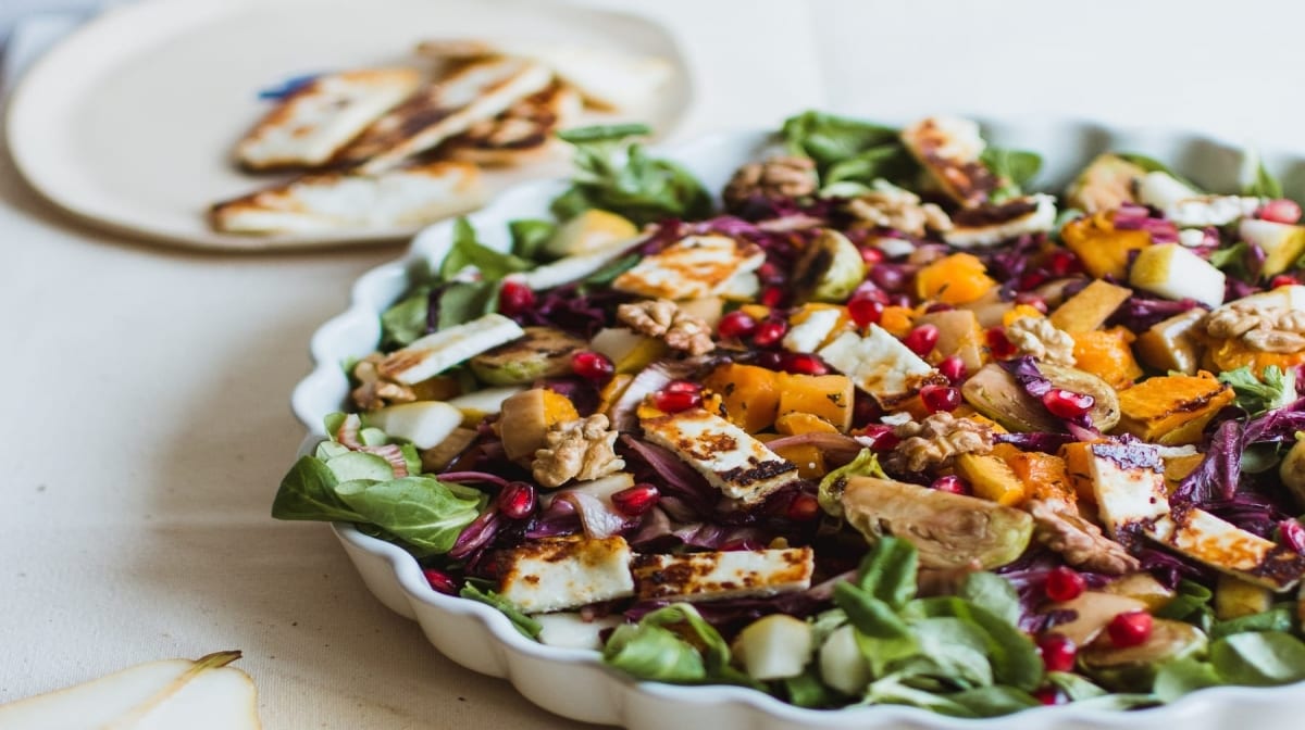 Een heerlijke pompoen salade