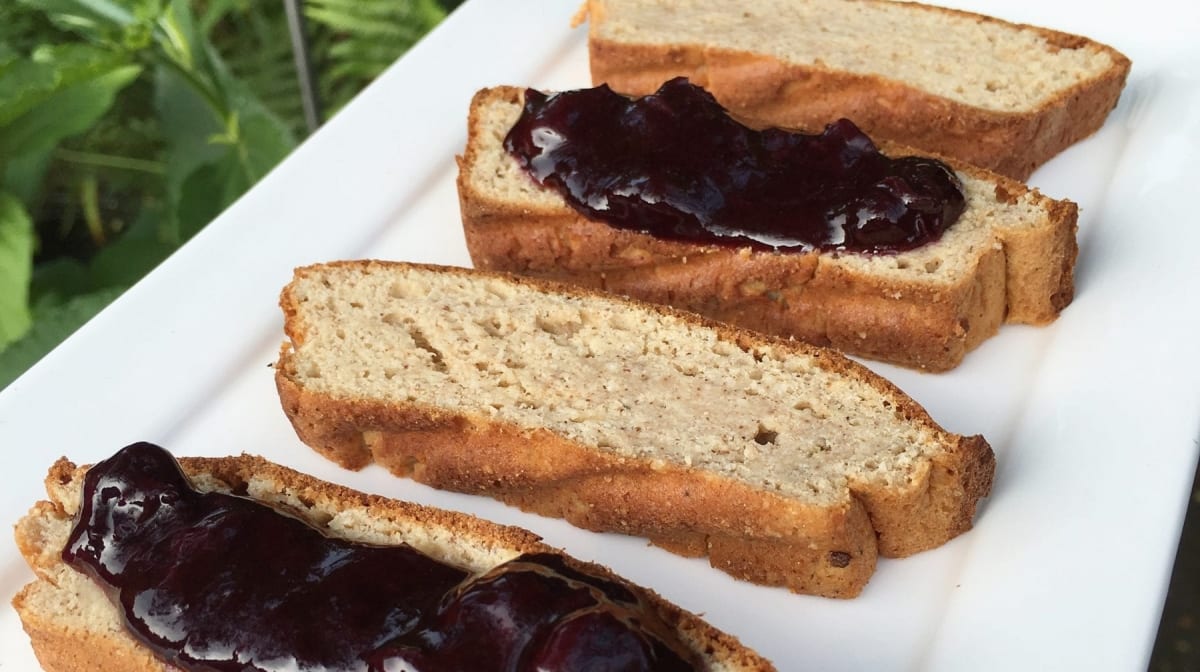 Eiwitrijke Bananencake