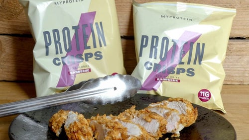 Kip in een jasje van Protein Crisps