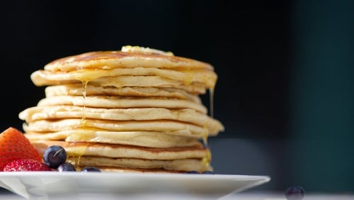 Vegan Protein Pancakes | Blueberry, Coconut and Cinnamon flavour!