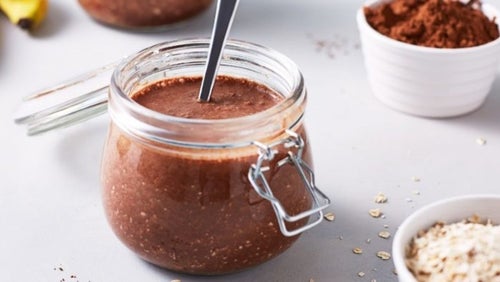 Banana & Chocolate Overnight Oats | Begin Je Dag Goed