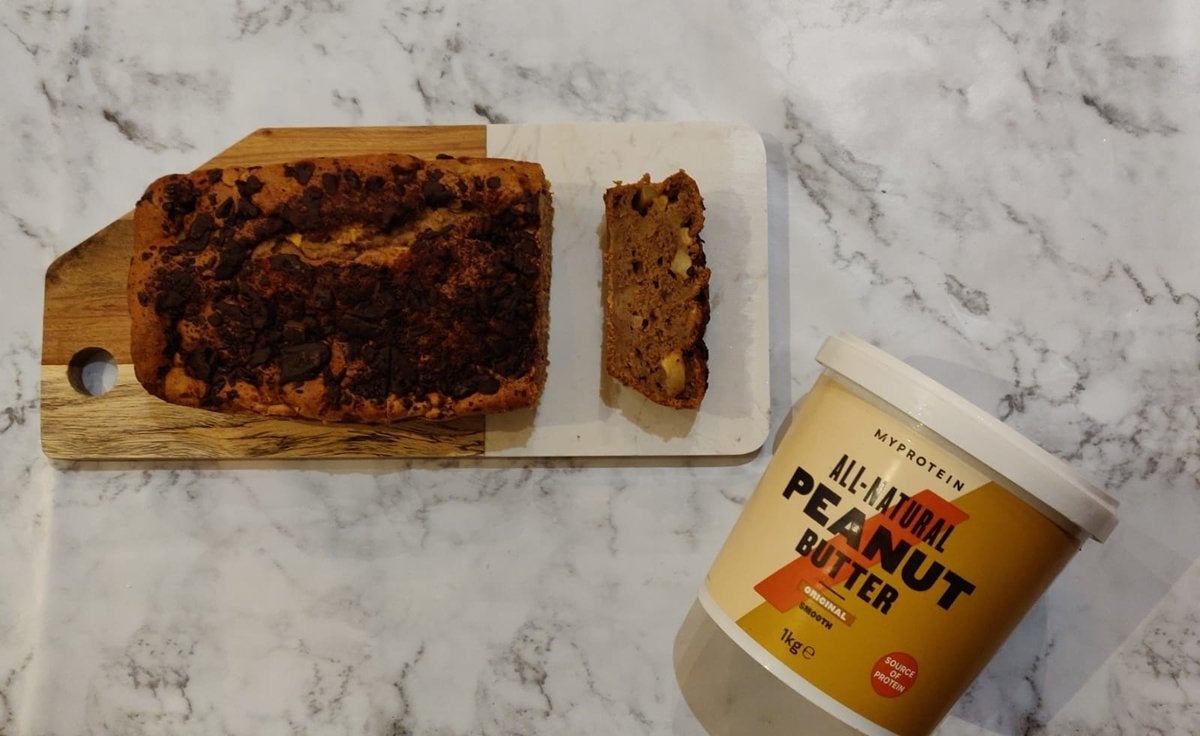 Bananen - Pindakaas Brood