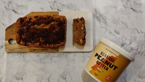 Bananen - Pindakaas Brood