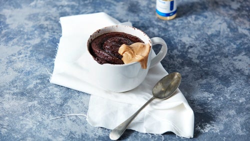 1 minuut Mug Cake recept | Sticky Toffee Protein Pudding