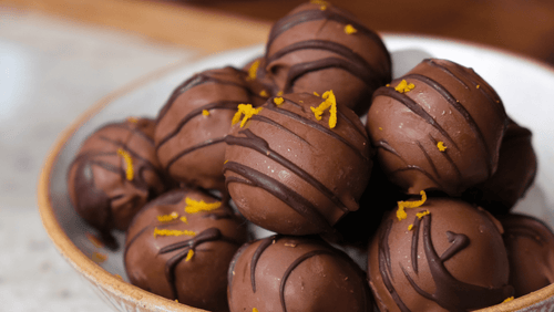 Chocolate Orange Energy Balls | Eiwitrijke Pre-Workout Snack