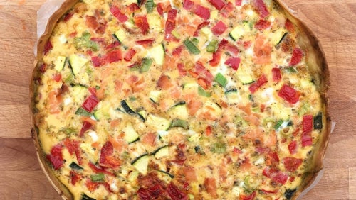 Zalm – Pesto Quiche