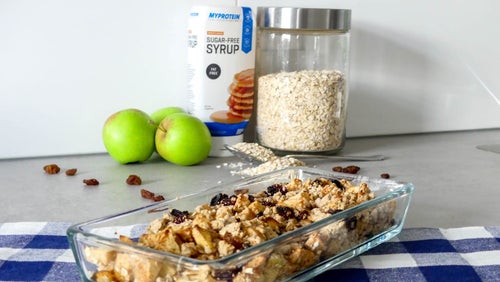 Gezonde appel crumble