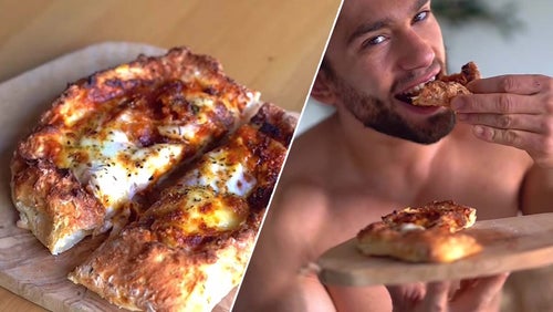 High-Protein Stuffed Crust Airfryer Pizza