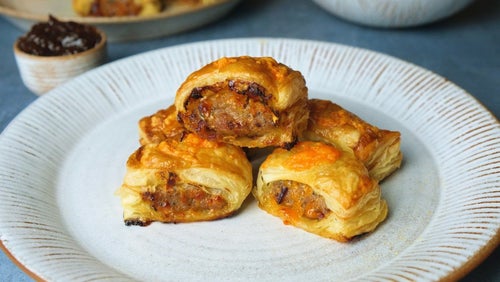 Cheese & Chutney Sausage Rolls