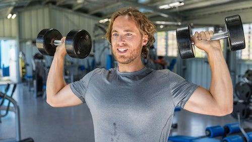 How to do the Shoulder Press with a Barbell or Dumbbells