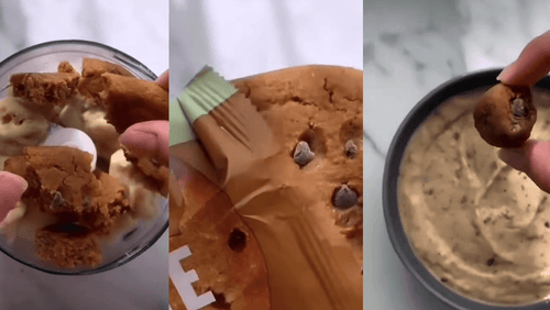 Chocolate Chip Cookie High-Protein Smoothie Bowl
