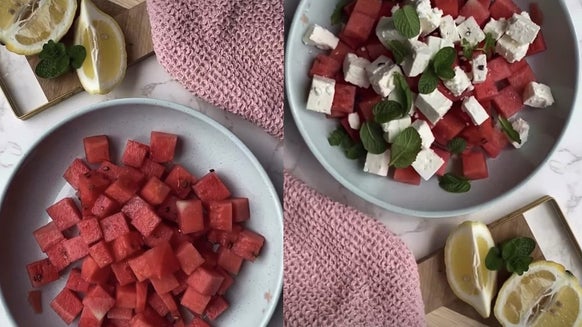 Fresh Watermelon & Feta Salad