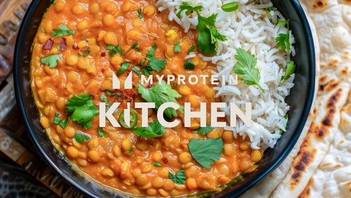 High Protein Vegan Meal Prep | Spicy One-Pot Lentil Dahl