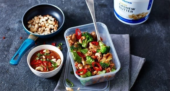 One-Tray Cashew Chicken | 4-Day Chicken Meal Prep Recipe