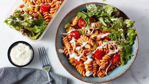 Buffalo Chicken Pasta Salad | 3-Day Chicken Meal Prep