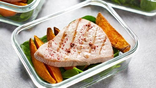 Tonhal steak recept: ízletes tonhal édesburgonya