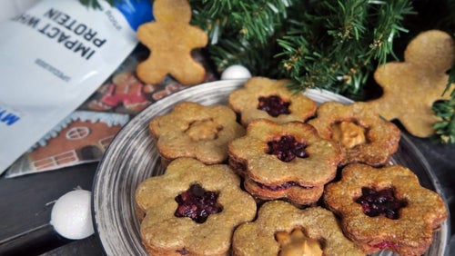 Fehérjedús karácsonyi linzer recept