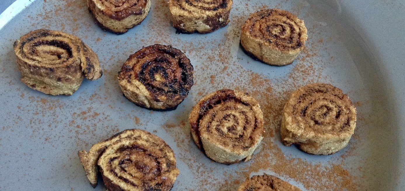 Fehérjés fahéjas csiga keksz recept