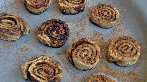 Fehérjés fahéjas csiga keksz recept