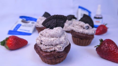 Fehérjés oreo cupcake recept