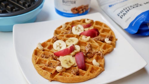 Édesburgonyás protein gofri recept