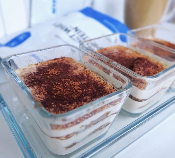 Fehérjében gazdag tiramisu