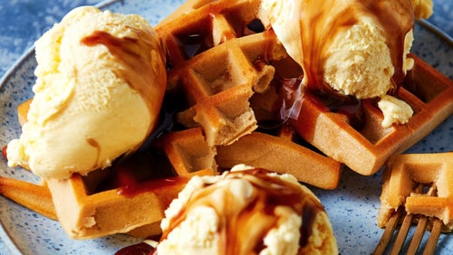 Egyszerű és ízletes fehérjés gofri recept