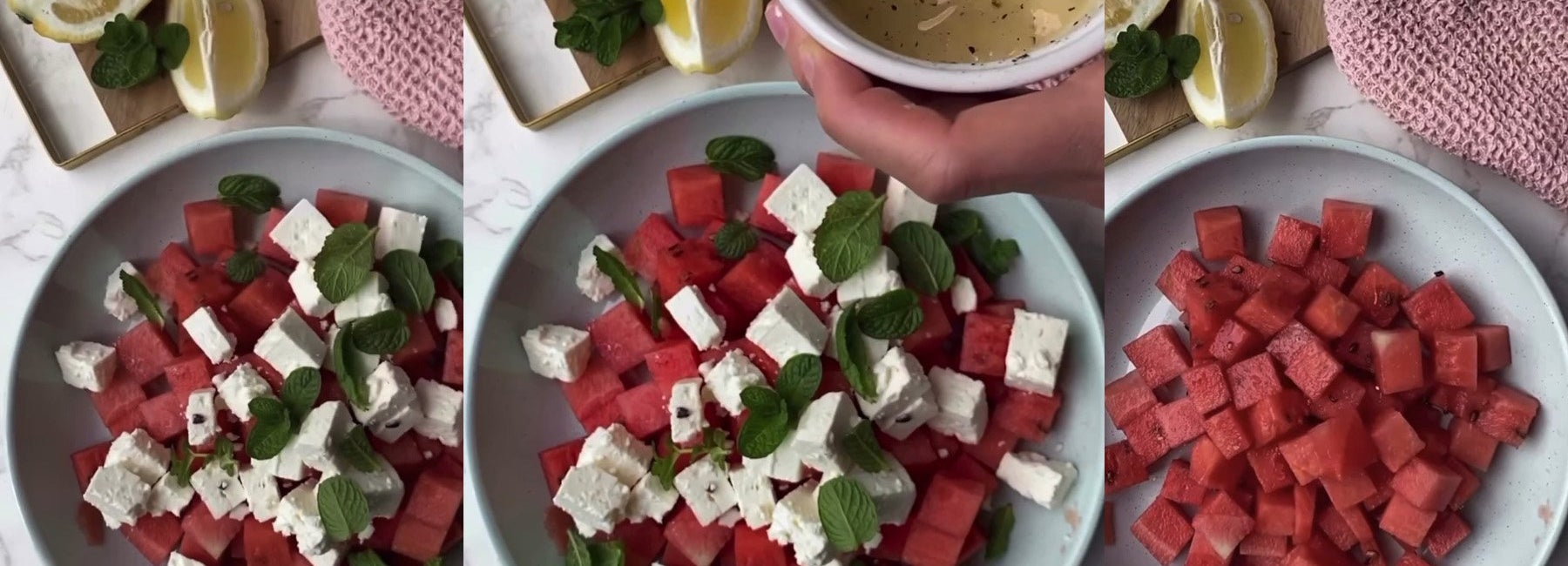 Feta sajtos saláta