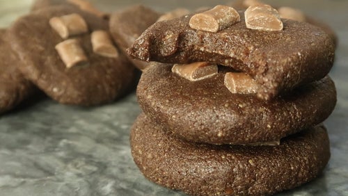 Zdrowe Ciasteczka Brownie Bez Pieczenia | Wysokobiałkowe Ciasteczka
